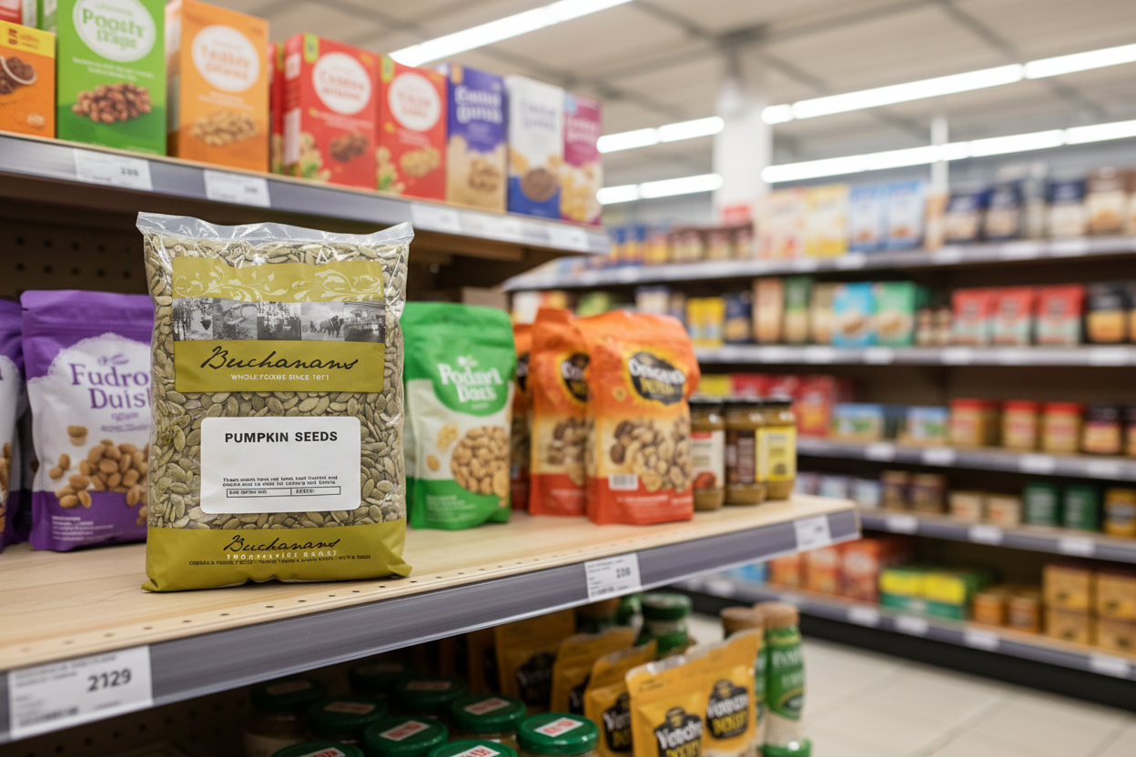 Buchanans Pumpkin Seeds 1Kg