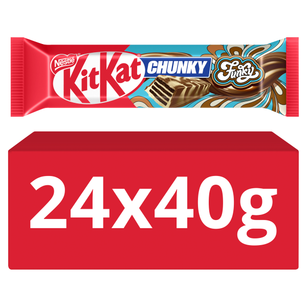24 X Kitkat Chunky Farbled Salted Caramel F1 - 40Gm