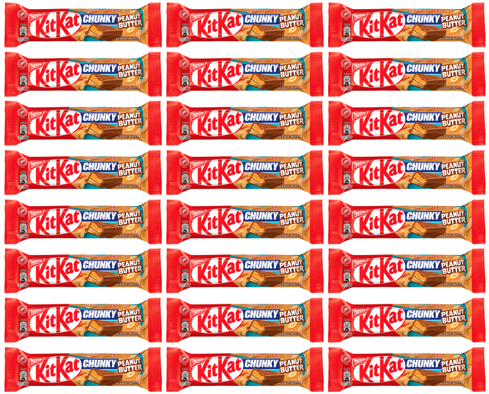 24 x Nestle Kitkat Chunky Peanut Butter 42Gm