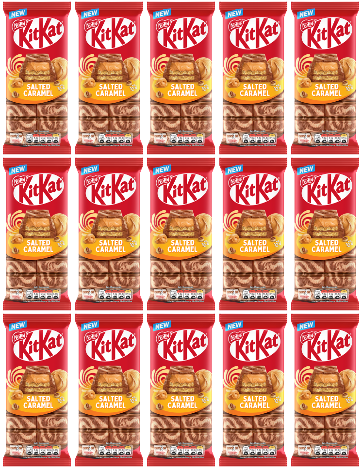 15 x Kit Kat Salted Caramel Sharing Block  - 99GM
