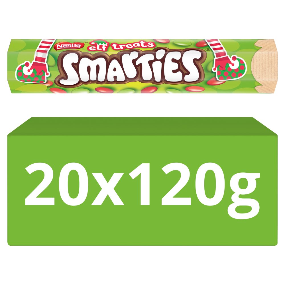 20 x Smarties Elf Giant Tube - 120GM