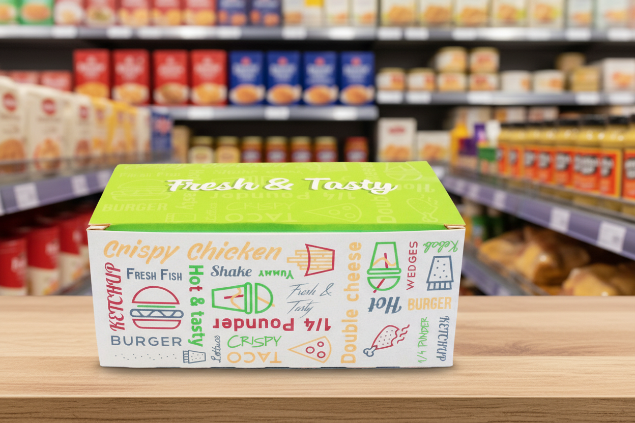 Small Fresh & Tasty Snack Box-140X85X60Mm (400)