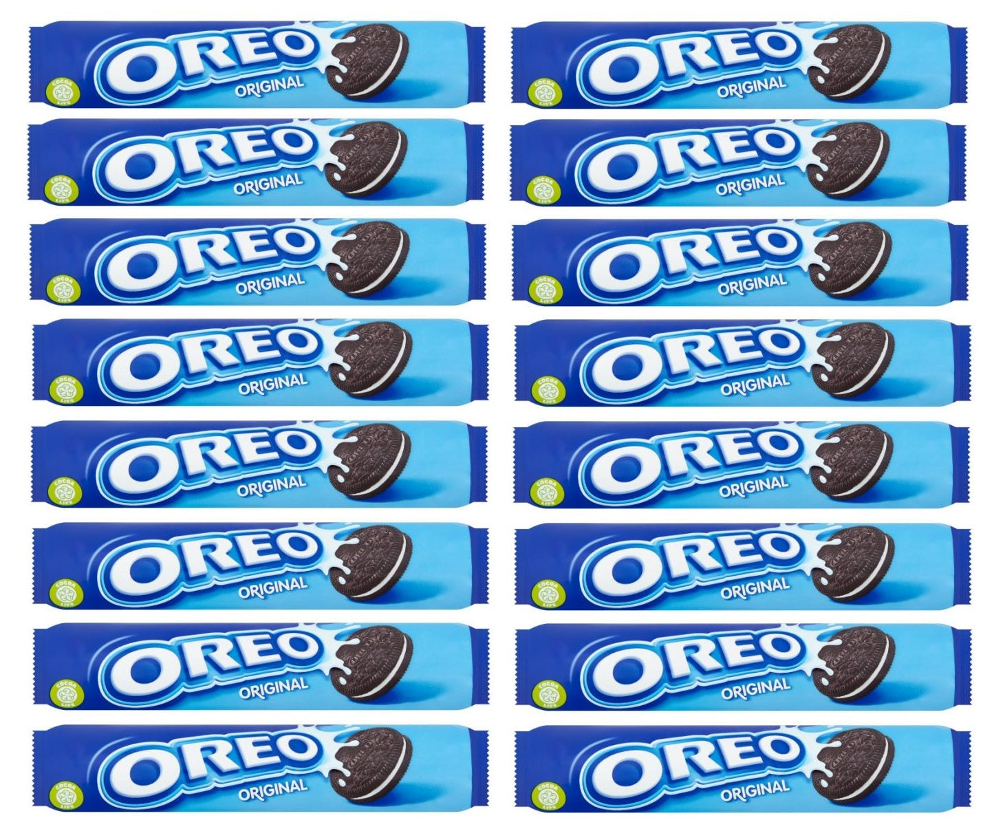 16 x Oreo Vanilla Original Roll Pack 154Gm