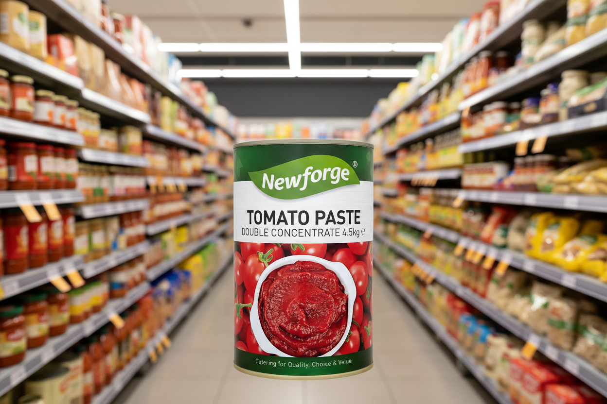 3 x Newforge Tomato Paste Double Concentrate 4.5Kg