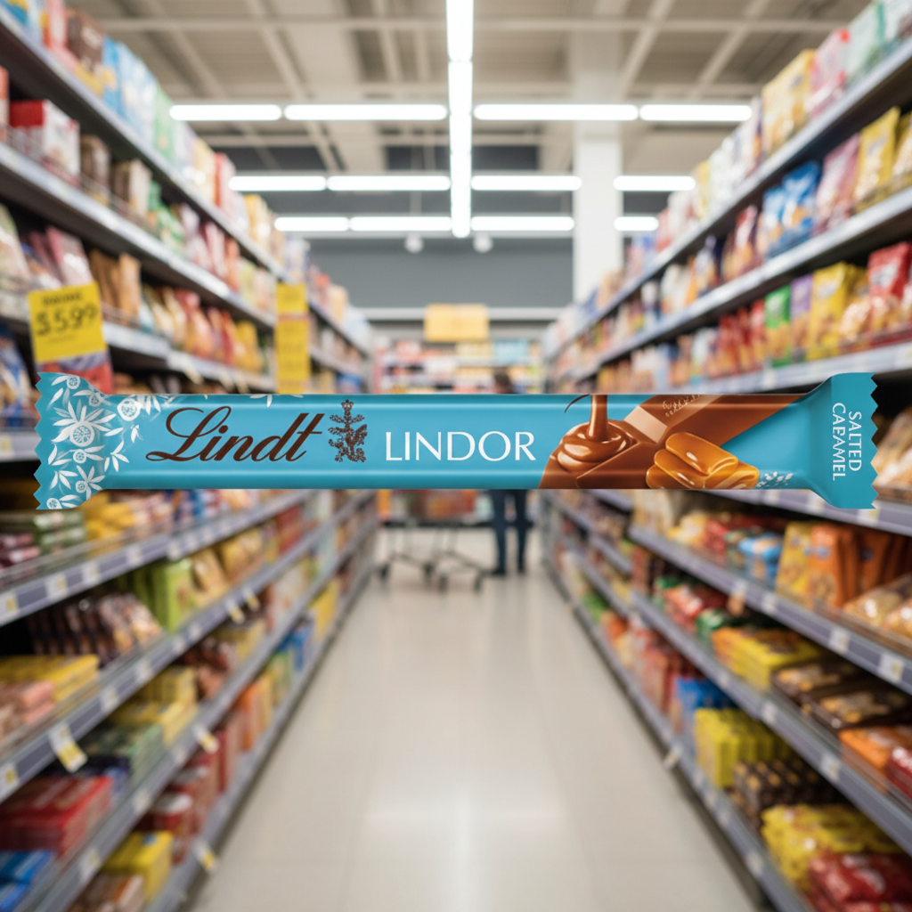 24 X Lindor Salted Caramel Treat Bar 38G