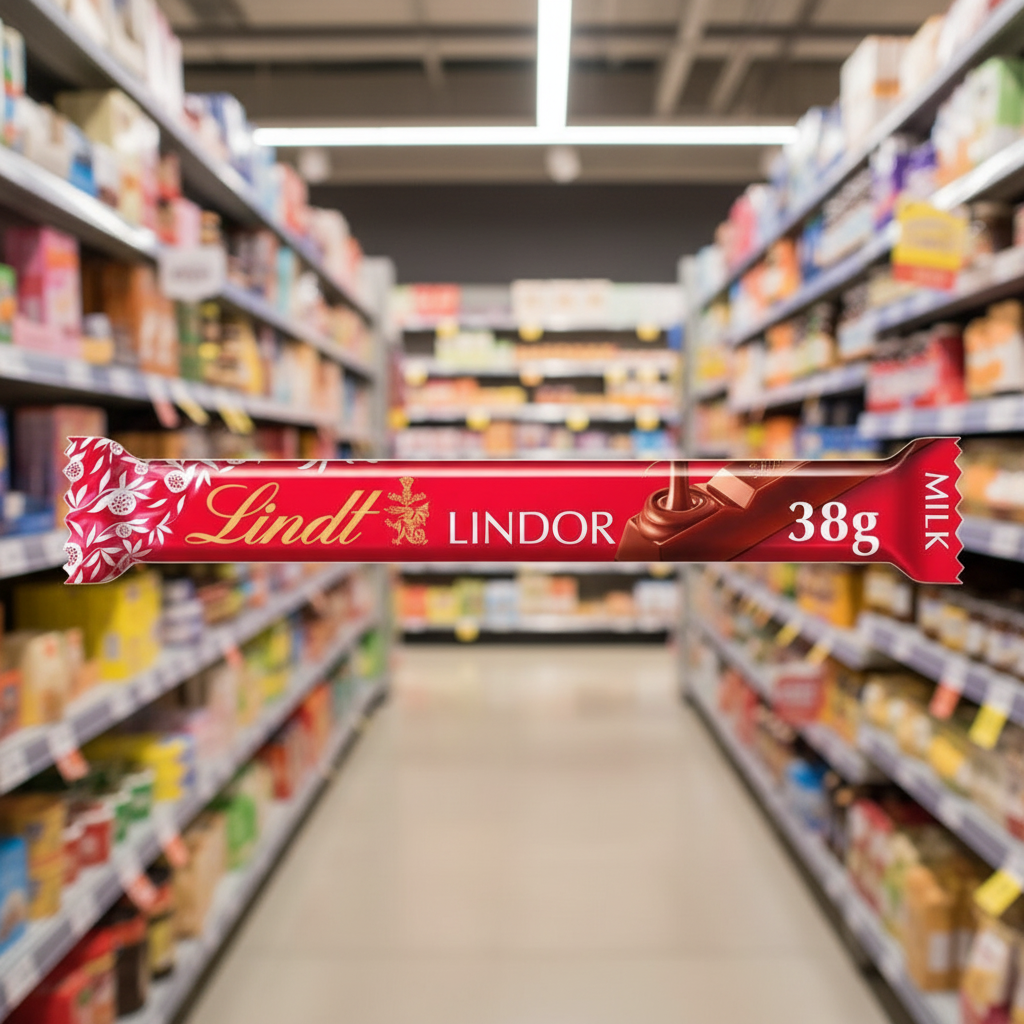 24 x Lindt Lindor Milk Chocolate Treat Bar 38G