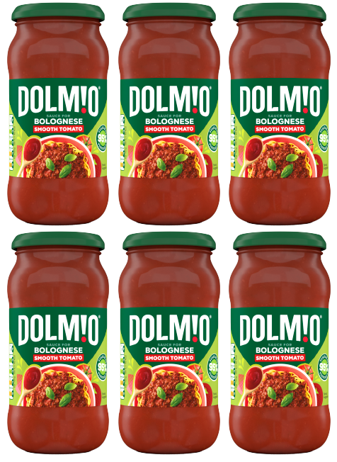 6 x Dolmio Bolognese  Smooth Tomato  - 450G