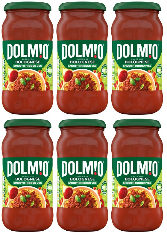 6 x Dolmio Bolognese  Smooth Hidden Vegetable  - 450G