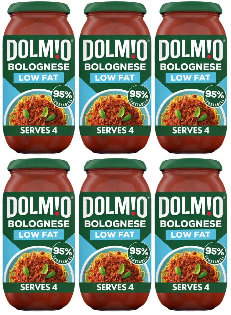 6 x Dolmio Bolognese Low Fat Pasta Sauce 500G