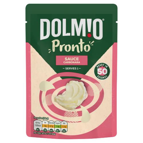 8 x Dolmio Express Carbonara Pasta Sauce 150G