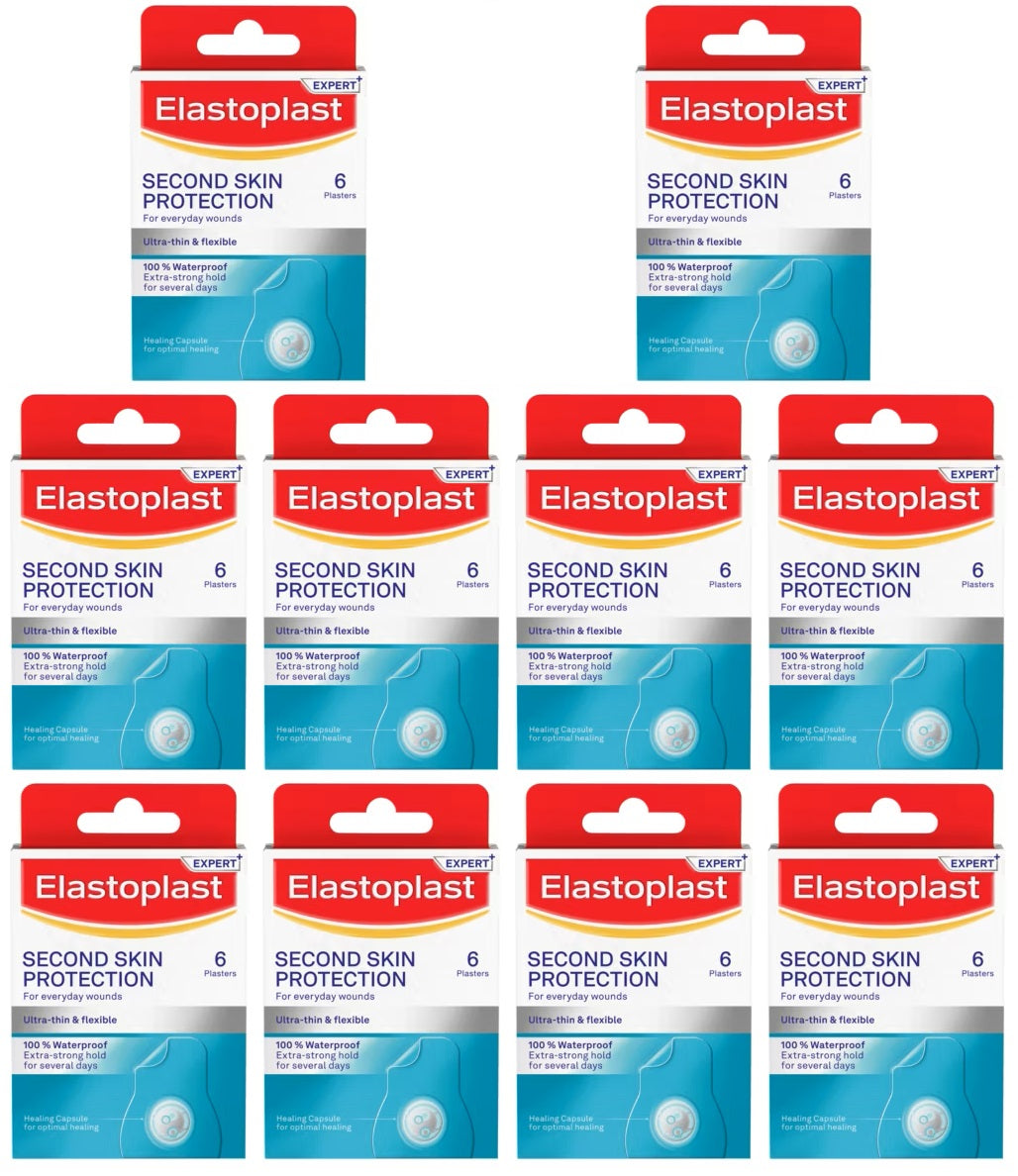 10 X Elastoplast Second Skin Protection - 6 Pack