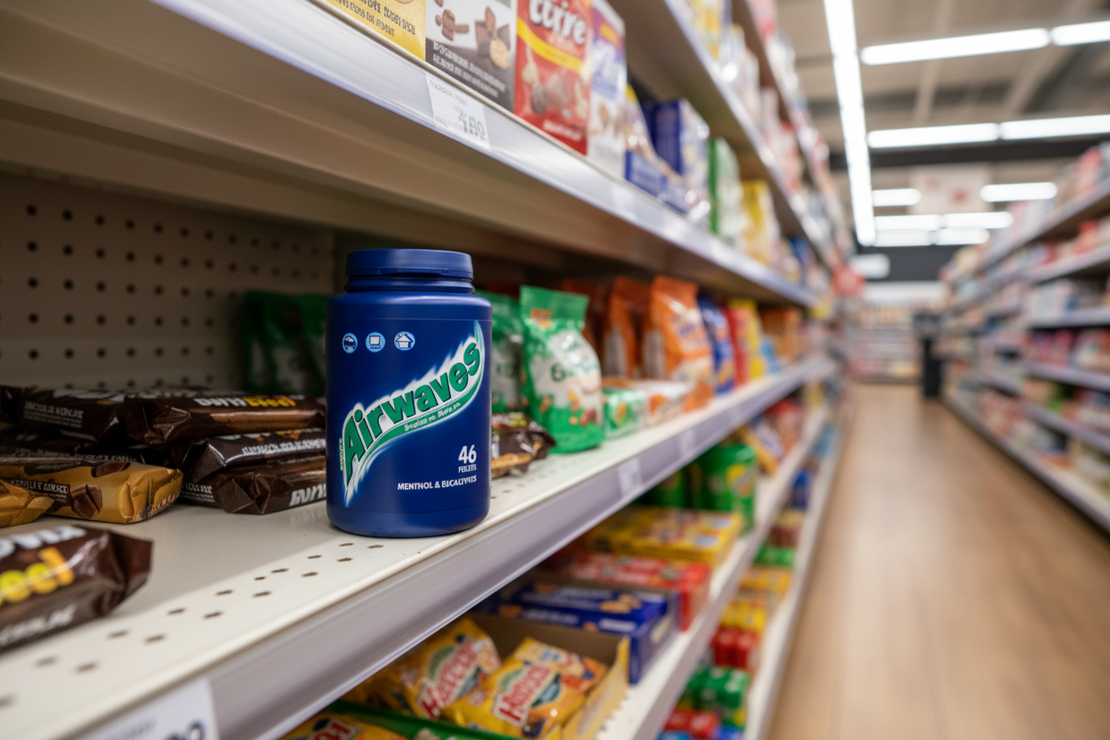 6 x Airwaves Menthol Bottle 46 Pce