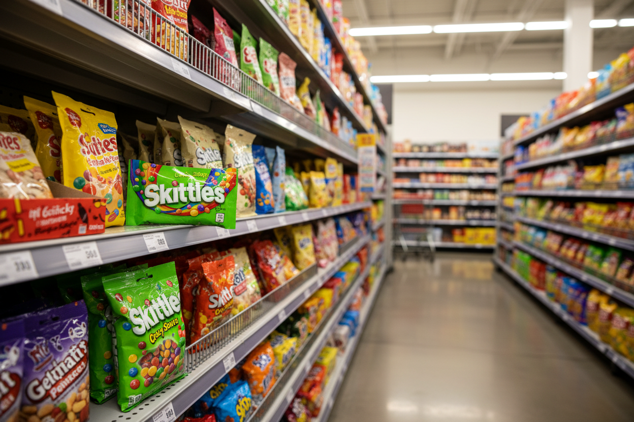 36 x Skittles Crazy Sours Bag 45Gm