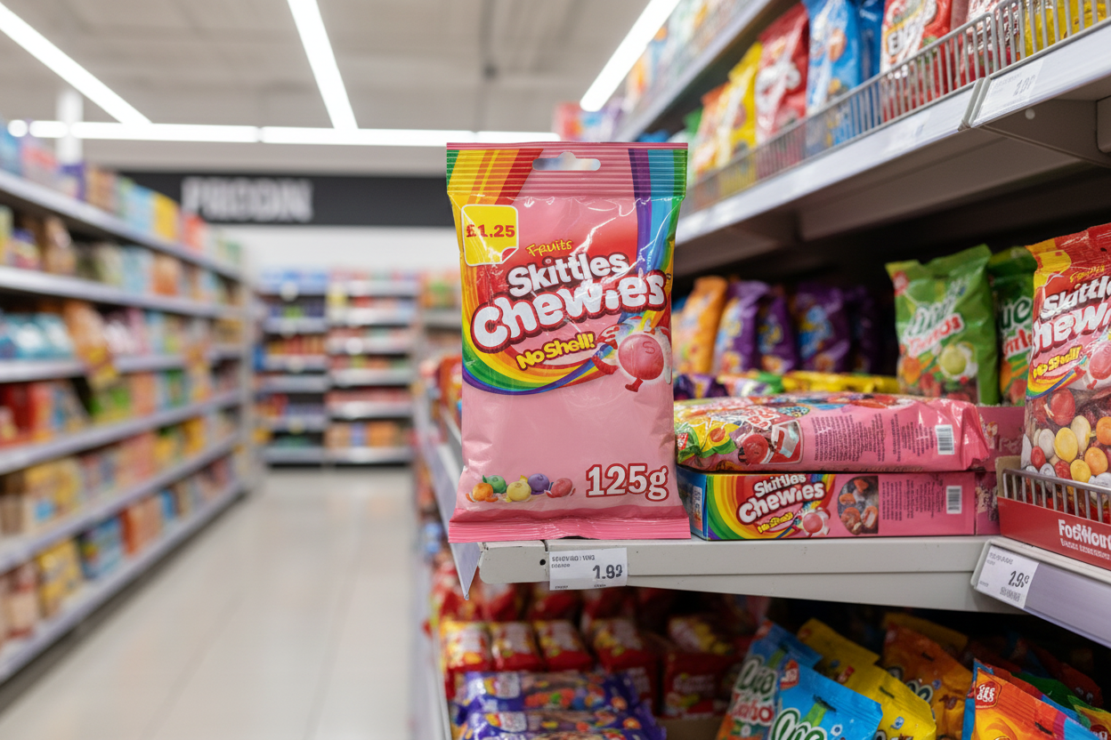 12 x Skittles fruit Chewies Treat Bag - 125GM