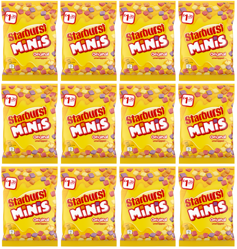 12 x Starburst Minis - 125GM