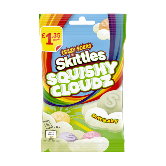 14 x Skittles Sours Squishy Cloudz - 70GM