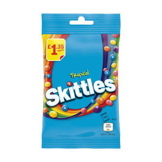 14 x Skittles Tropical Fruit - 109GM