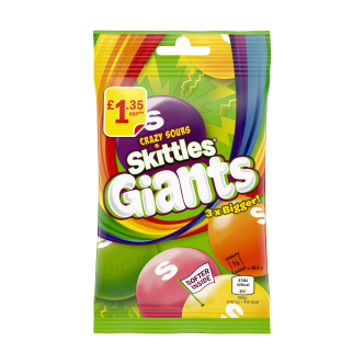 14 x Skittles Giants Sours - 116G