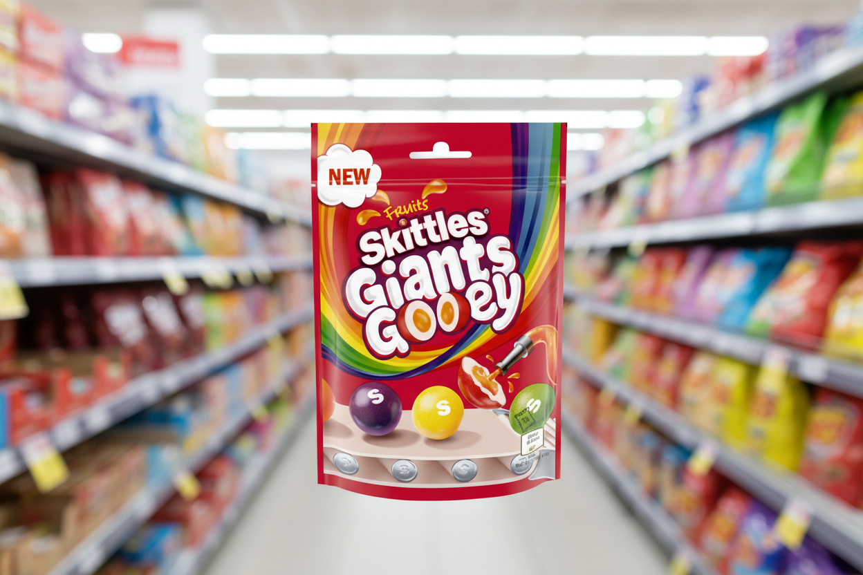 15 x Skittles Giants Gooey Pouch  - 125GM