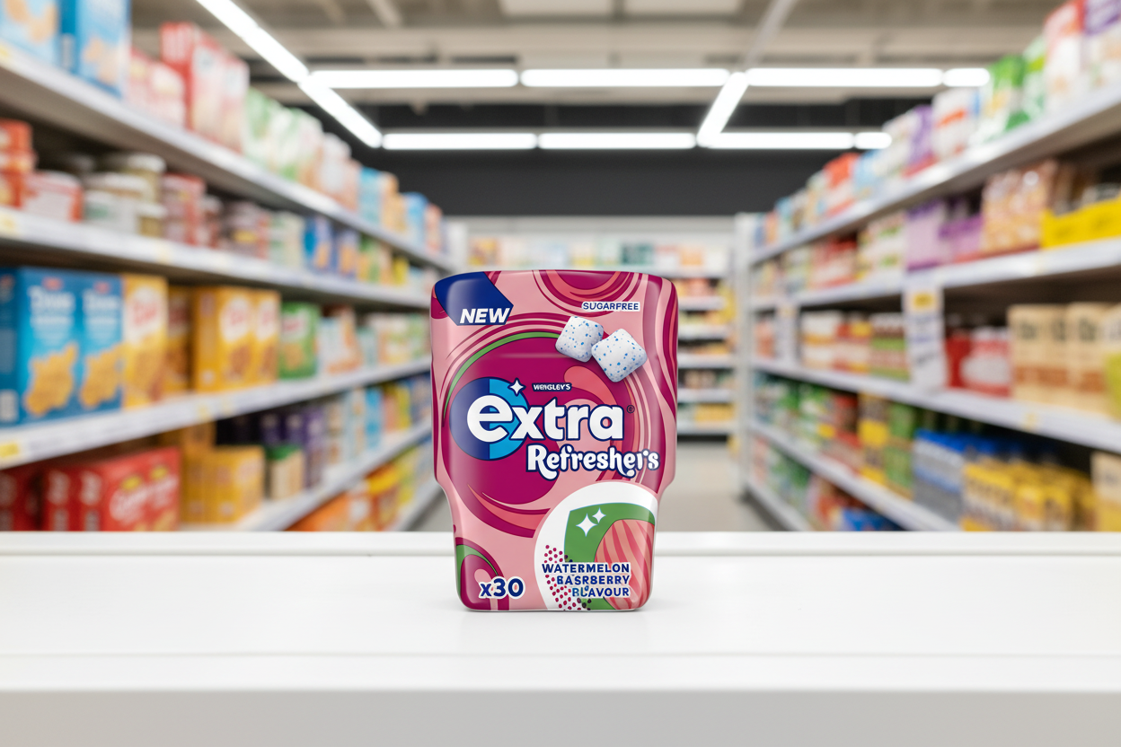 6 x Wrigleys Extra Refreshers Watermelon & Raspberry 67.2G