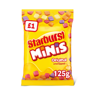 12 x Starburst Minis Treat Bag - 125GM