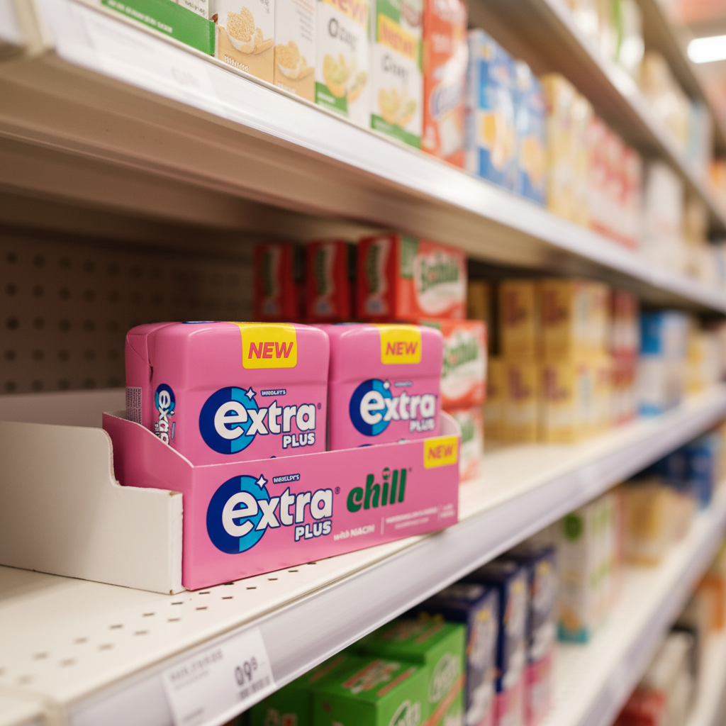 6 X Extra Plus Chill Watermelon Chewing Gum - 30 Piece