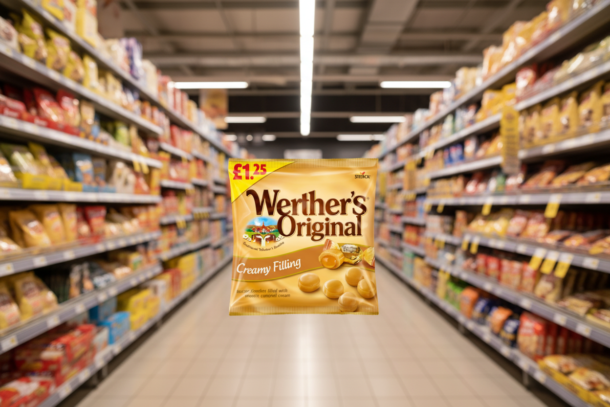 12 x Werthers Creamy Filling Bag - 110Gm