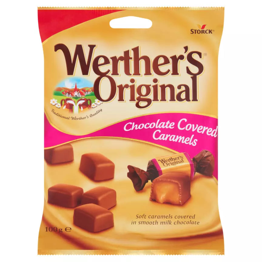 14 x Werther's Original Chocolate Covered Caramels 100G