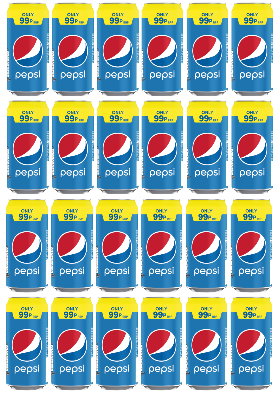 24 x Pepsi Original Cans - 440Ml