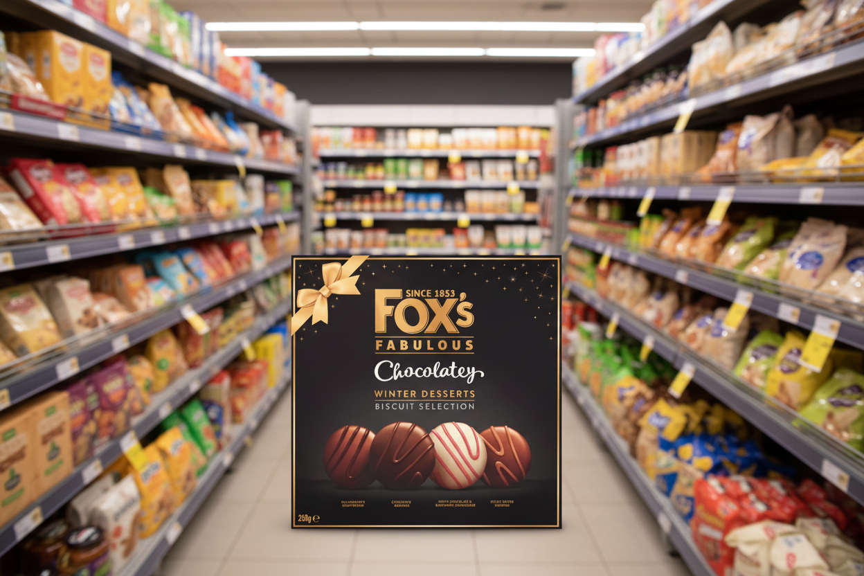 6 x Foxs Fabulous Chocolatey Winter Desserts Biscuit Selection 250G