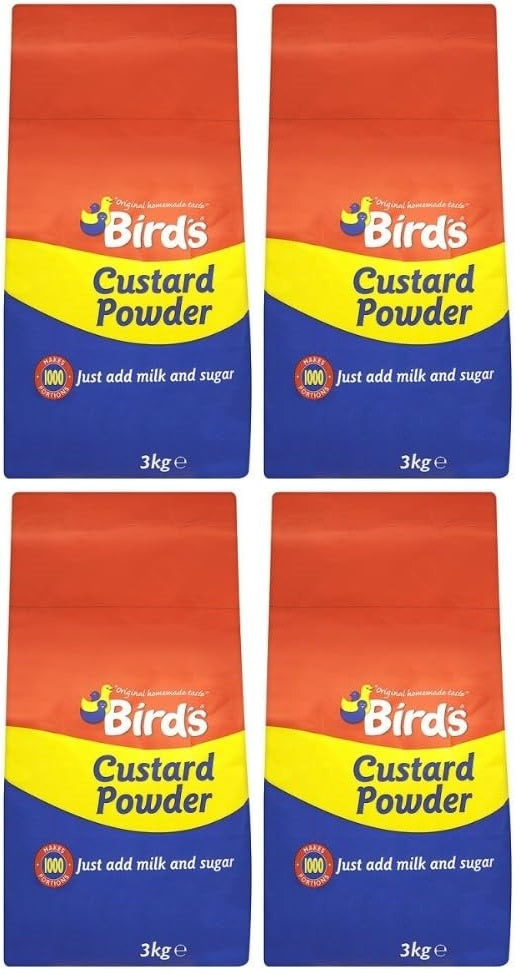 4 x Bird's Custard Powder 3Kg