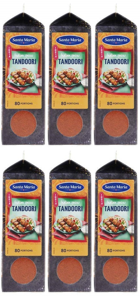 6 x Santa Maria Indian Spices Tandoori 560G