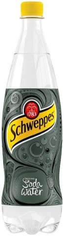 12 x Schweppes Soda Water - 1LTR