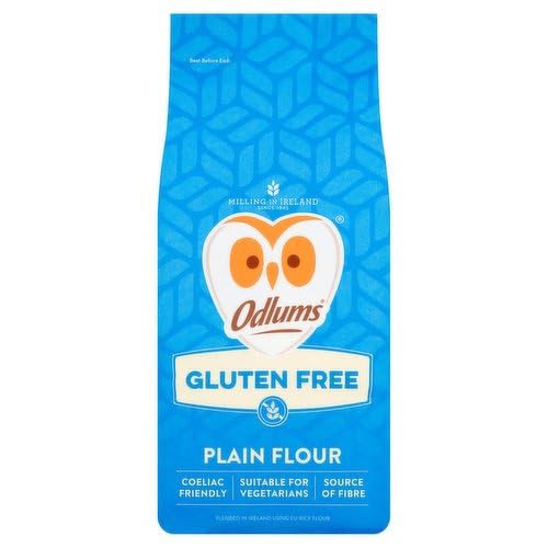 10 x Odlums Gluten Free Plain Flour 1Kg