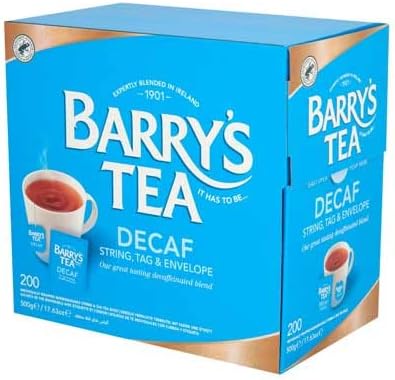 Barry's Tea Decaf String Tag & Envelope Tea Bags 500G