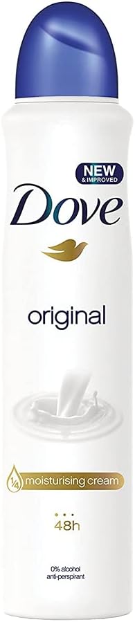 6 x Dove Original Anti-Perspirant Deodorant Aerosol 200Ml