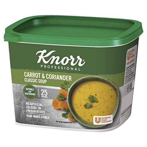 6 x Knorr Professional Classic Carrot & Coriander Soup 25 Port