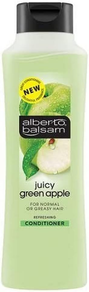 6 x Alberto Balsam Juicy Green Apple Conditioner 350Ml