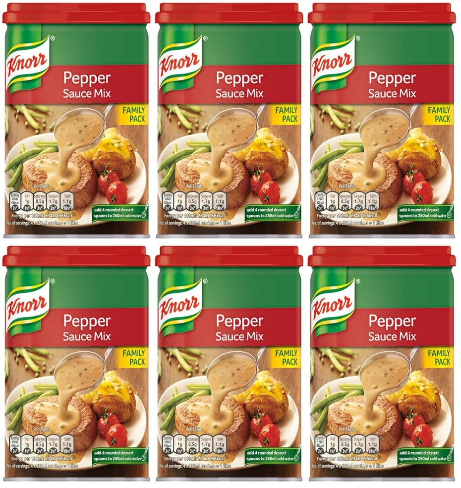 6 x Knorr Pepper Sauce 170G