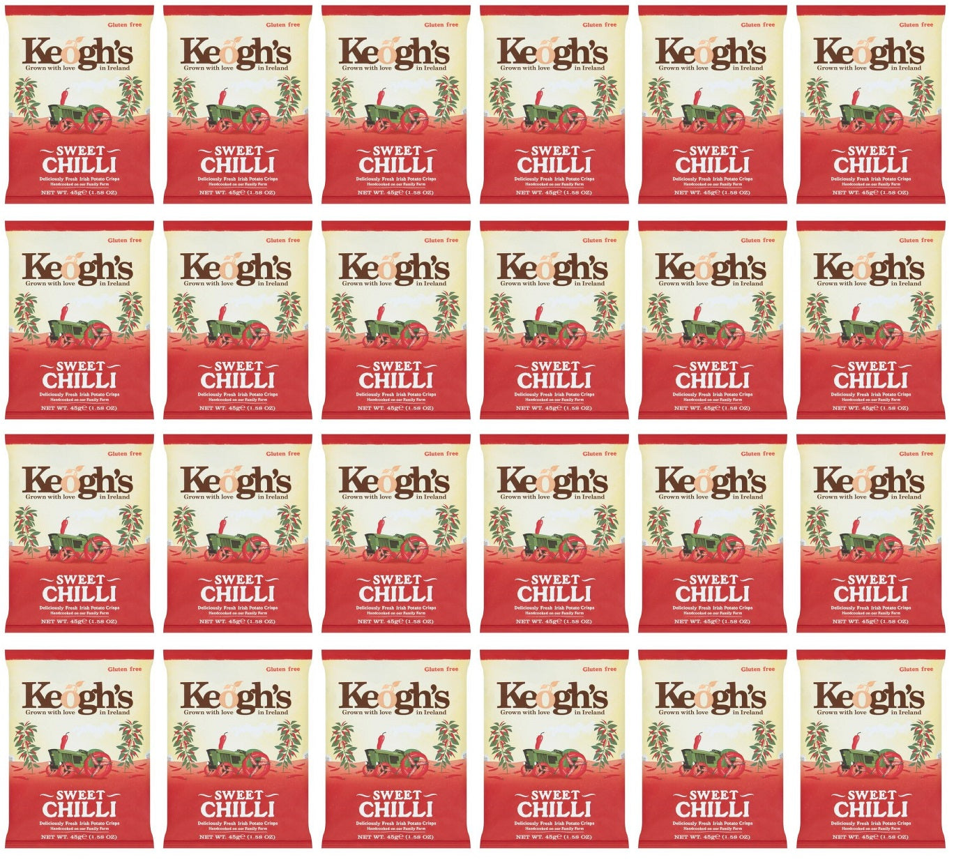 24 x Keogh's Sweet Chilli 45G