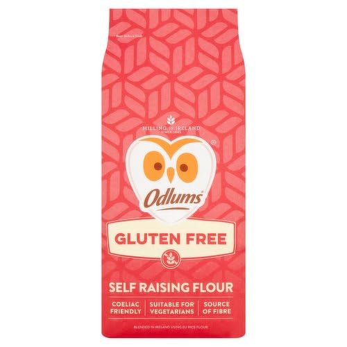 10 x Odlums Gluten Free Self Raising Flour 1Kg