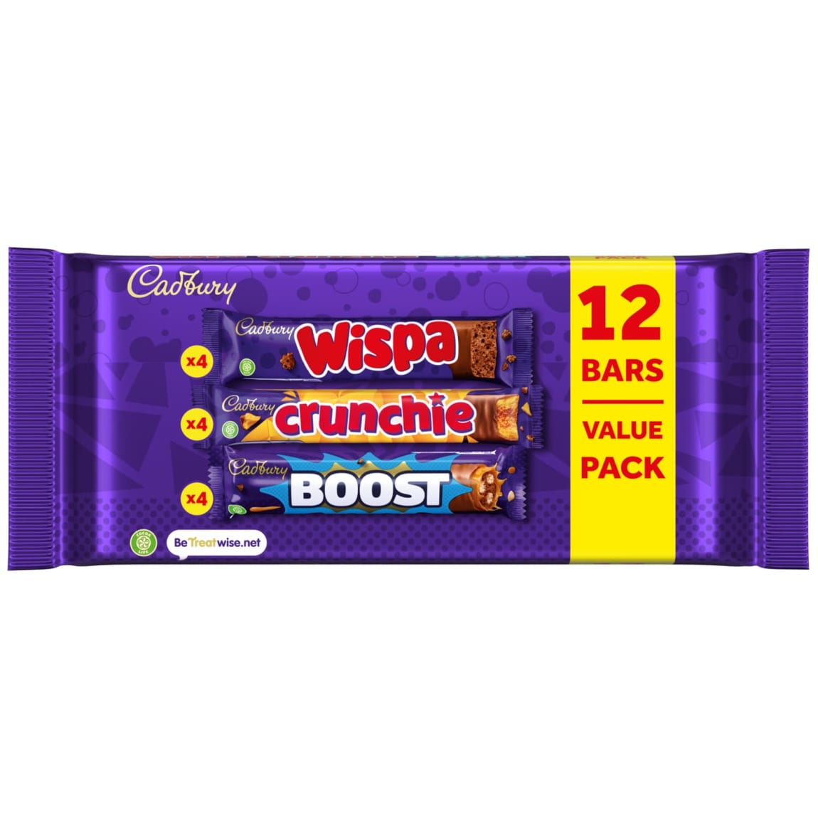 10 X Cadbury Mixed Value Pack 12Pk - 313Gm