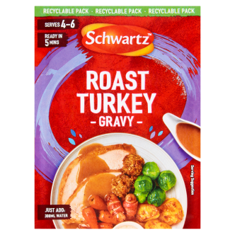 12 X Schwartz Roast Turkey Gravy Sachet SACHET