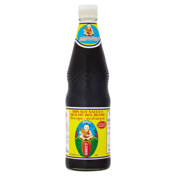 12 x Healthy Boy Brand Thin Soy Sauce 700Ml