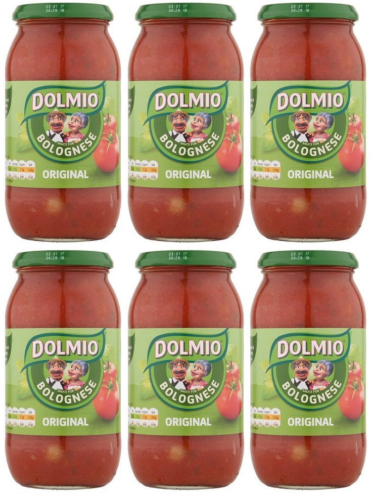 6 x Dolmio Bolognese Original Pasta Sauce 500G