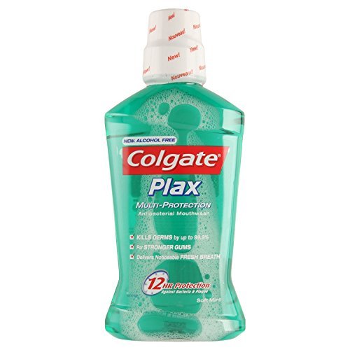 6 x Colgate Plax Soft Mint Mouthwash Alcohol Free 500Ml