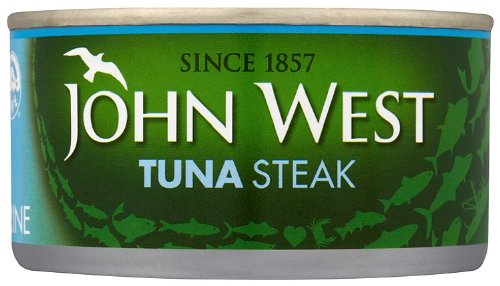 12 x John West Tuna Steak In Brine 160G