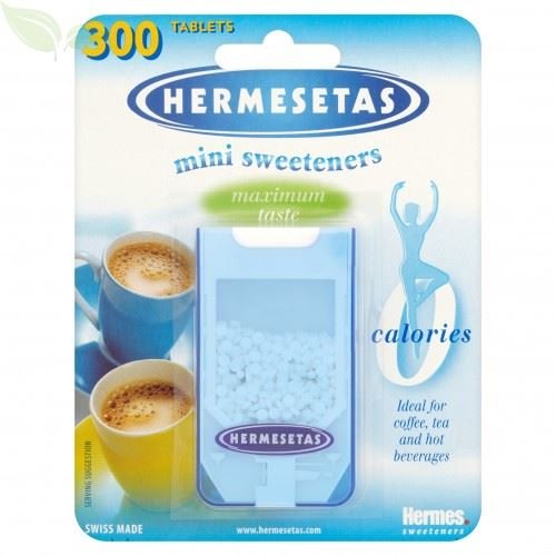 12 x Hermesetas Mini Sweeteners 300 Tablets 4.5G