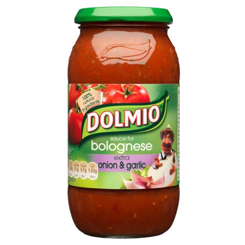 6 x Dolmio Bolognese Onion And Garlic Pasta Sauce 500G