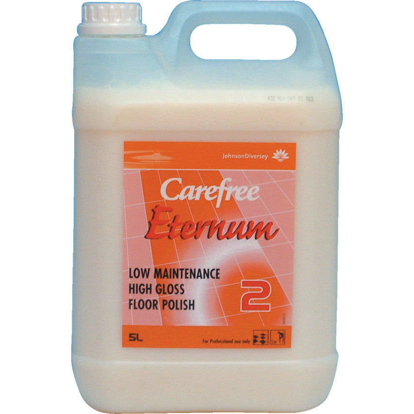 2 x Carefree Eternum Low Maintenance High Gloss Floor Polish 5L